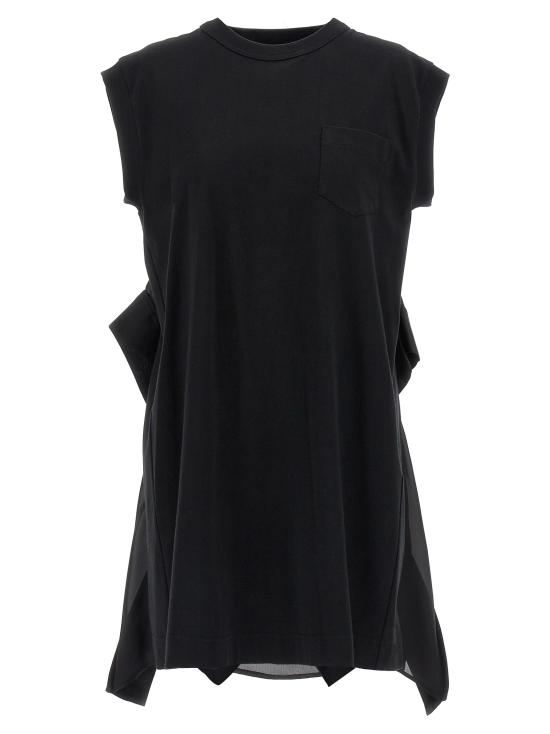 25SS 사카이 숏 원피스 2507914001 Black