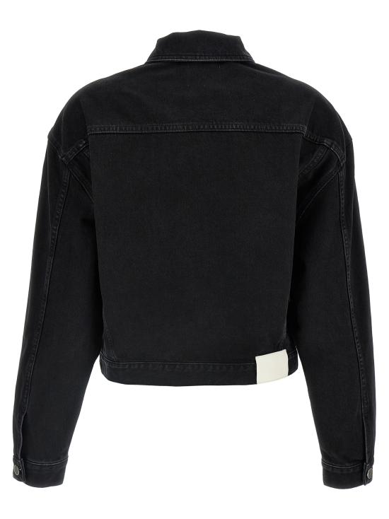 26FW 루루 드 세종 데님 자켓 DAVEWASHED GREY Black - LOULOU DE SAISON