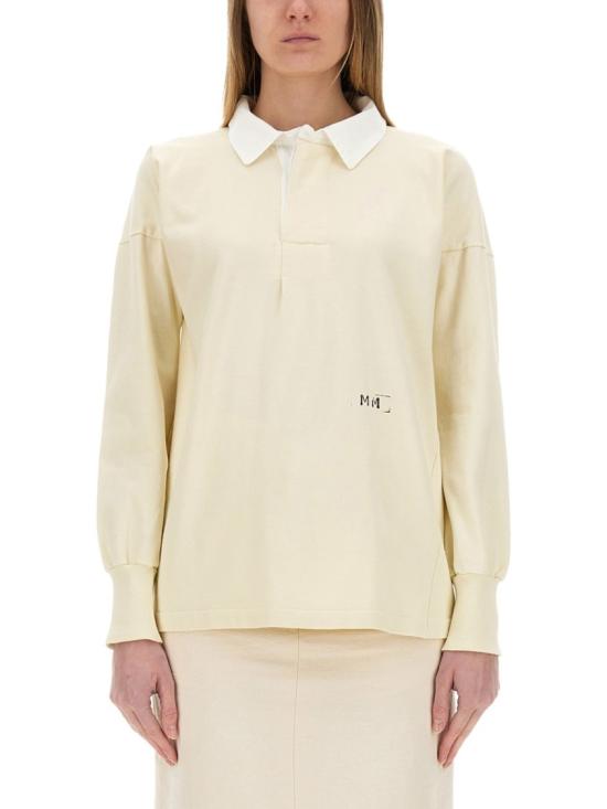 25SS 마르지엘라 폴로 티셔츠 S51GL0056 M20096103 Neutrals
