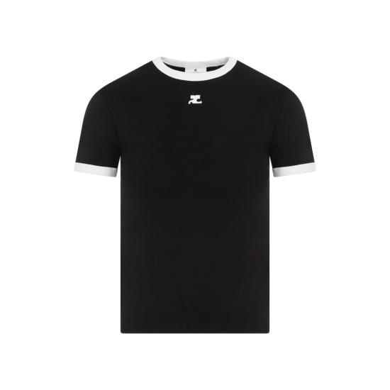  쿠레쥬 반팔 티셔츠 VESJTS017JS0070 Black