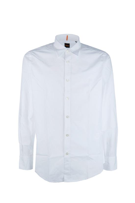 26FW 휴고보스 긴팔 셔츠 50518304 100 WHITE