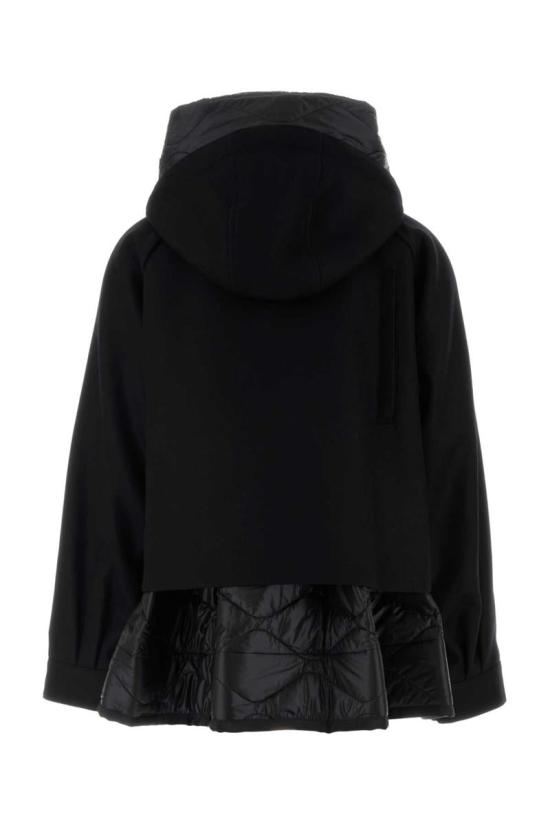 25FW 사카이 케이프 2508067 001 Black - SACAI