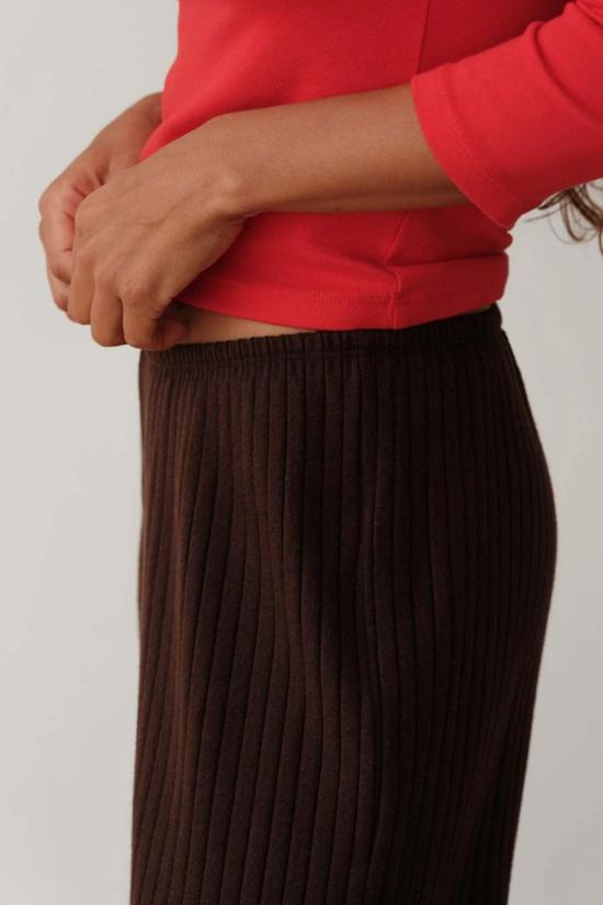  도니 스트레이트 팬츠 . 스웨터 리브 심플 - DONNI.