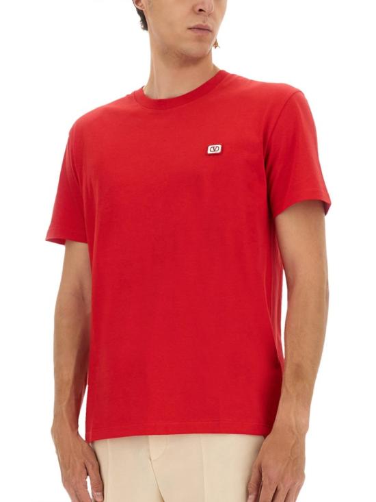 25FW 발렌티노 가라바니 반팔 티셔츠 7V3MG10VAQ8 157 Red - VALENTINO GARAVANI