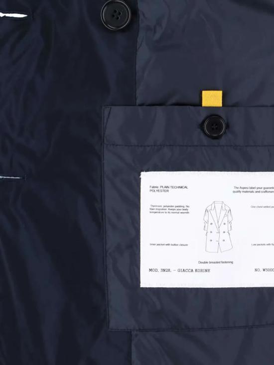 25FW 아스페시 자켓 3N28 P008 1099 BLUE BLACK - ASPESI