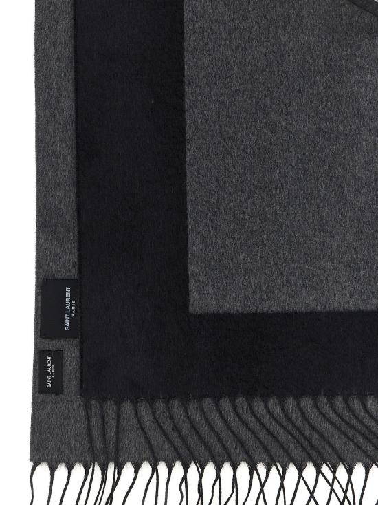 25FW 생로랑 실크 자카드 캐시미어 스카프 7948613Y0091261 - SAINT LAURENT