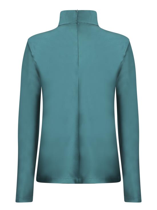 25FW 조르지오 아르마니 터틀넥 GW000278 TE10101 UB002 Green - GIORGIO ARMANI