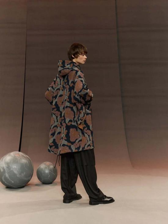  헨릭 빕스코브 자켓 Henrik Vibskov 윙 파카 고트 네이비 - HENRIK VIBSKOV