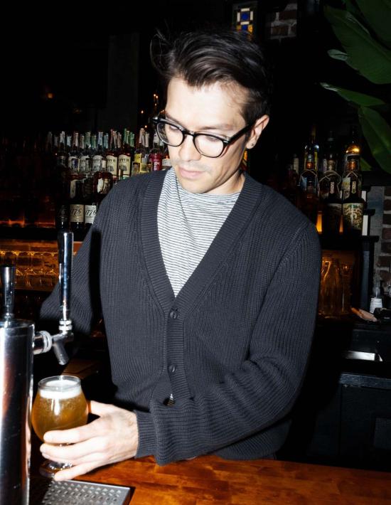  알렉스 크레인 가디건 잉크 베이 카디건 - ALEX CRANE