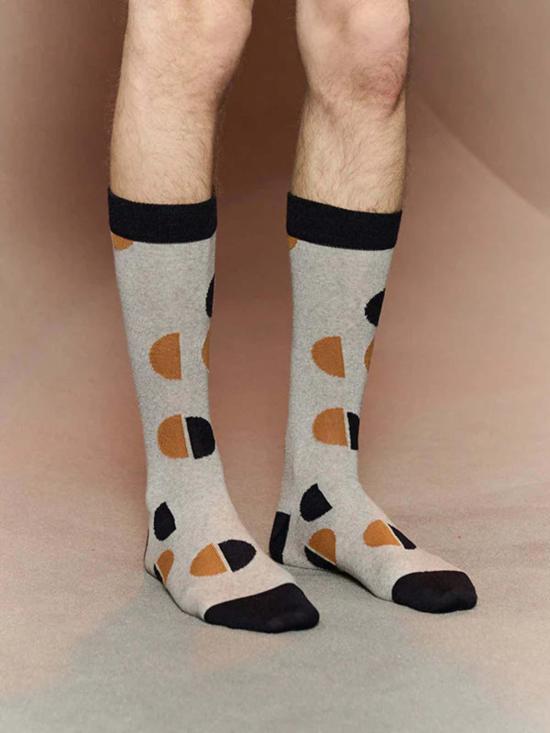  헨릭 빕스코브 양말 Henrik Vibskov 도트  도트 에크루 - HENRIK VIBSKOV