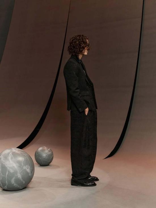  헨릭 빕스코브 수트 자켓 Henrik Vibskov 모티브 블레이저 피시 블랙 - HENRIK VIBSKOV