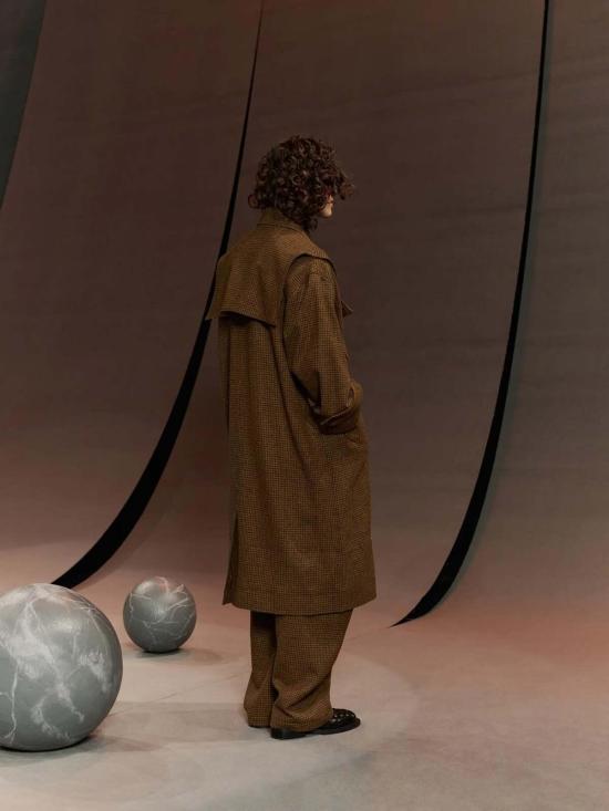  헨릭 빕스코브 코트 Henrik Vibskov 핸즈 다운  Pied De Poule - HENRIK VIBSKOV