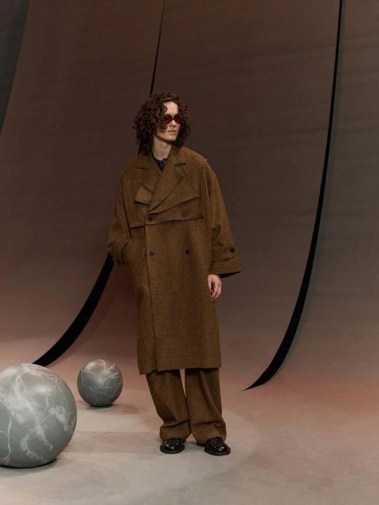  헨릭 빕스코브 코트 Henrik Vibskov 핸즈 다운  Pied De Poule