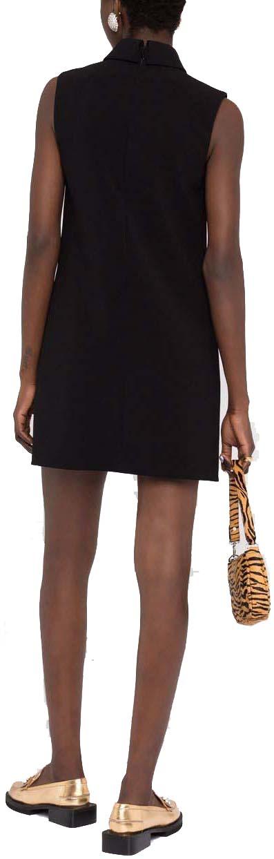 25FW 모스키노 미디 원피스 A044555240555 BLACK - MOSCHINO