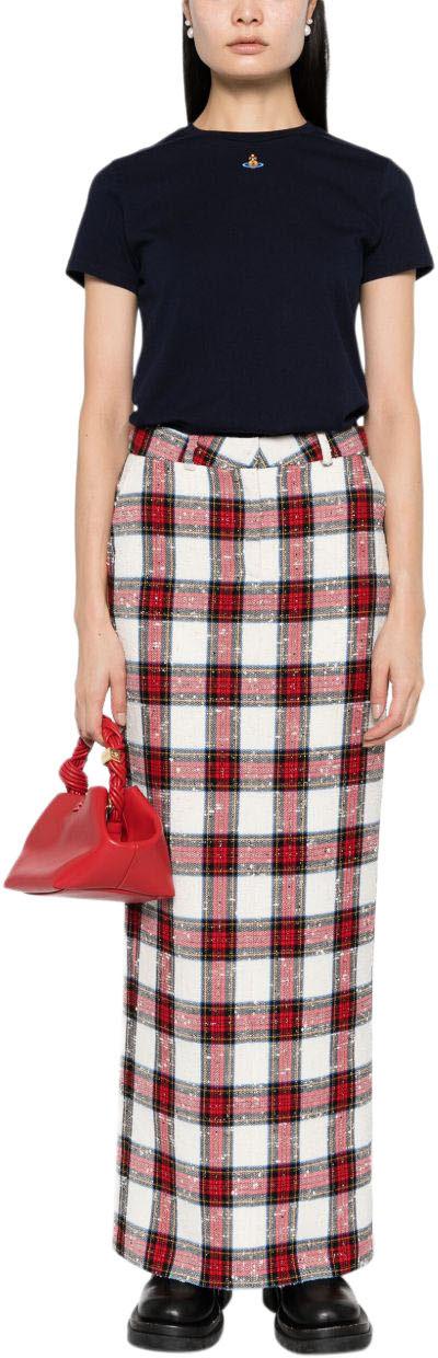 25FW 비비안웨스트우드 PERU 페루 ORB 반팔 티셔츠 3G010017J001MK410 BLUE - VIVIENNE WESTWOOD