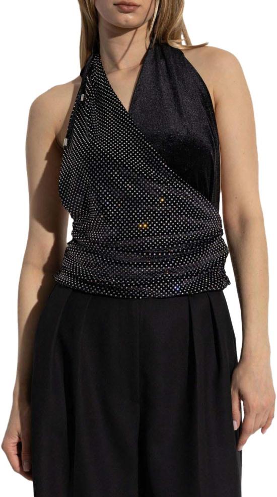 25FW 발망 민소매 티셔츠 FF1AG715MH23EAC BLACK - BALMAIN