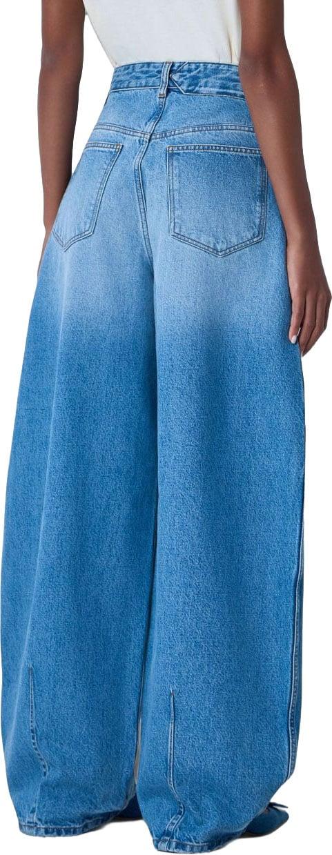 26FW 자크뮈스 더 오발로 드 님 데님 팬츠 PAW00609AD0003833C BLUE - JACQUEMUS