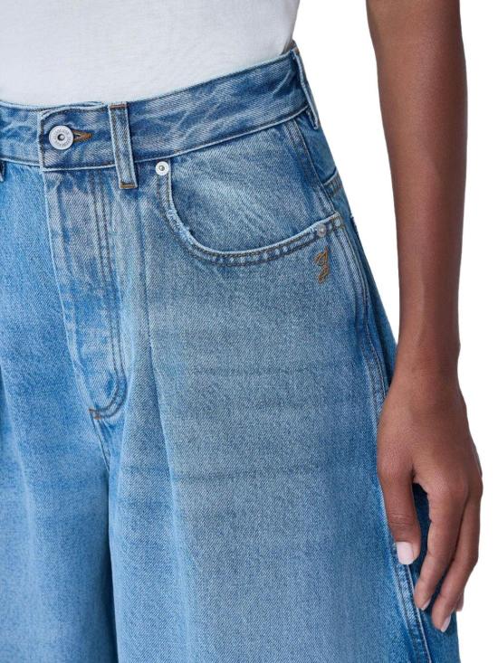 26FW 자크뮈스 더 오발로 드 님 데님 팬츠 PAW00609AD0003833C BLUE - JACQUEMUS