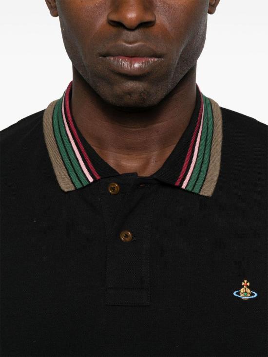 25FW 비비안웨스트우드 폴로 티셔츠 2H01000PJ0009N401 BLACK - VIVIENNE WESTWOOD