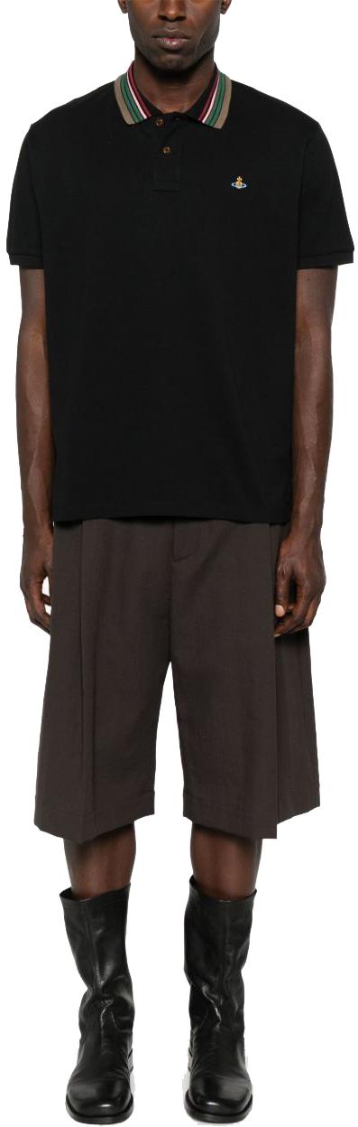 25FW 비비안웨스트우드 폴로 티셔츠 2H01000PJ0009N401 BLACK - VIVIENNE WESTWOOD