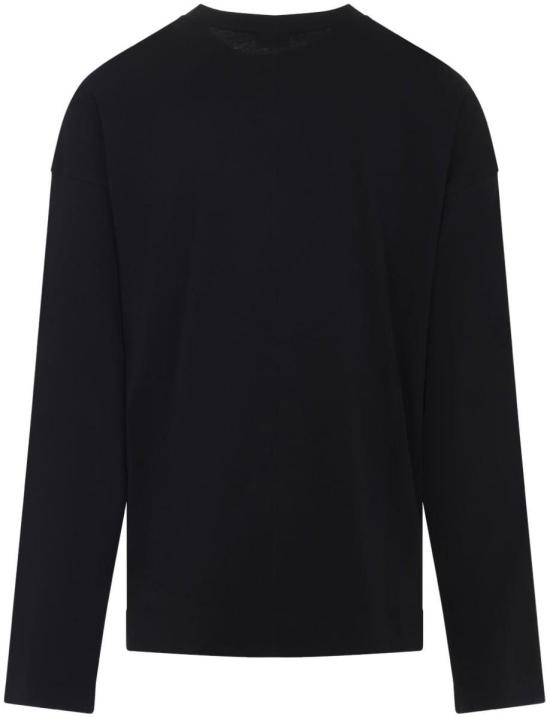 25FW 드리스 반 노튼 긴팔 티셔츠 2520211202603900 BLACK - DRIES VAN NOTEN