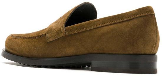 25FW 토즈 스탬프 모노그램 스웨이드 로퍼 XXM0ZF0Q920RE0S818 BROWN - TODS