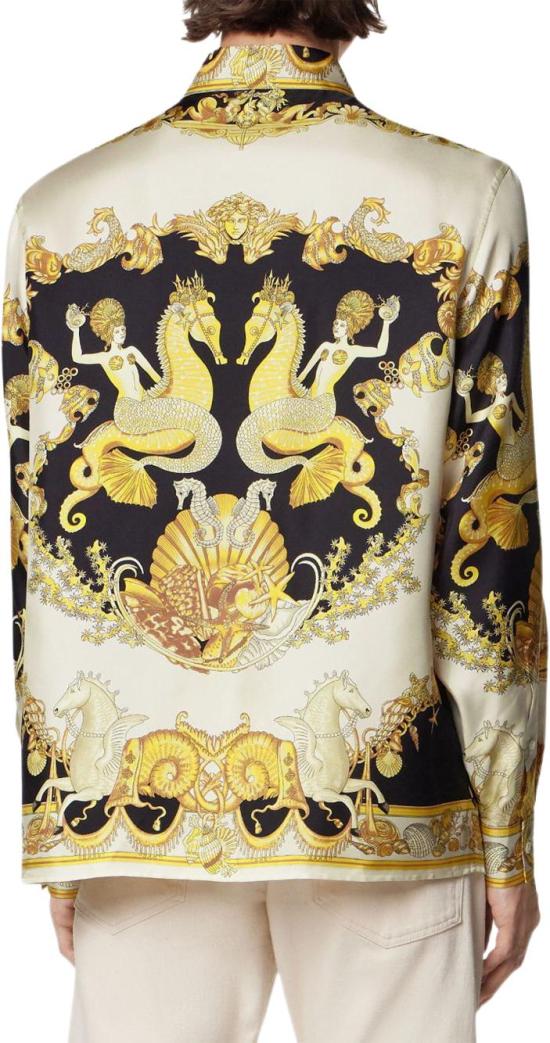 25FW 베르사체 긴팔 셔츠 10194381A145675W800 DIVERS - VERSACE