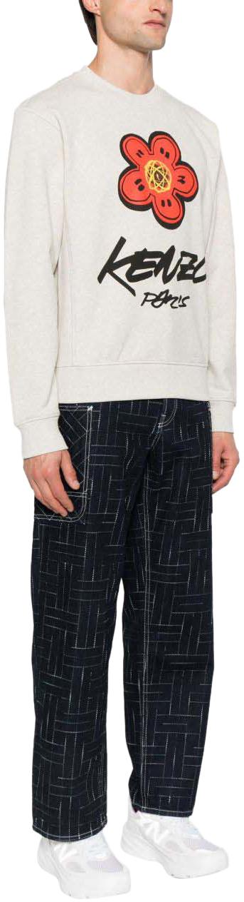 25FW 겐조 스웨터 FF65SW2524MC93 GREY - KENZO