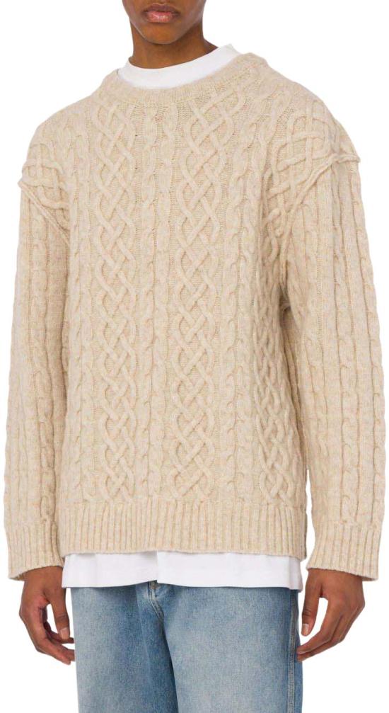 25FW 모스키노 스웨터 A091252030006 WHITE - MOSCHINO