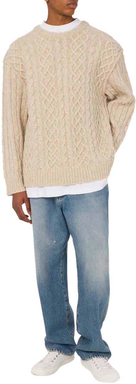 25FW 모스키노 스웨터 A091252030006 WHITE - MOSCHINO