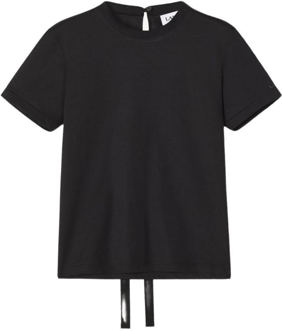 25FW 랑방 반팔 티셔츠 RWTS0024J040H2510 BLACK