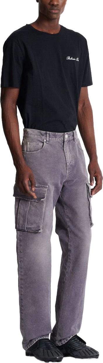 25FW 발망 팬츠 FH1ML136DF779CO GREY - BALMAIN