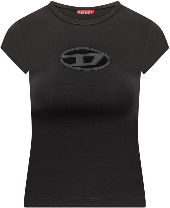  디젤 반팔 티셔츠 A062680AFAA9XXA BLACK - DIESEL