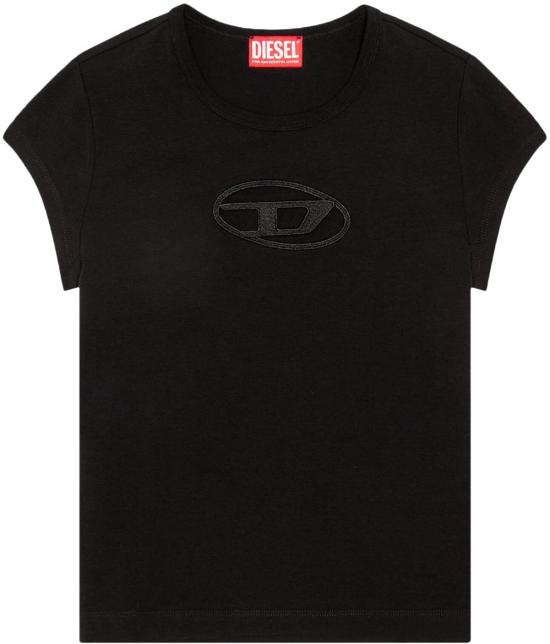  디젤 반팔 티셔츠 A062680AFAA9XXA BLACK - DIESEL