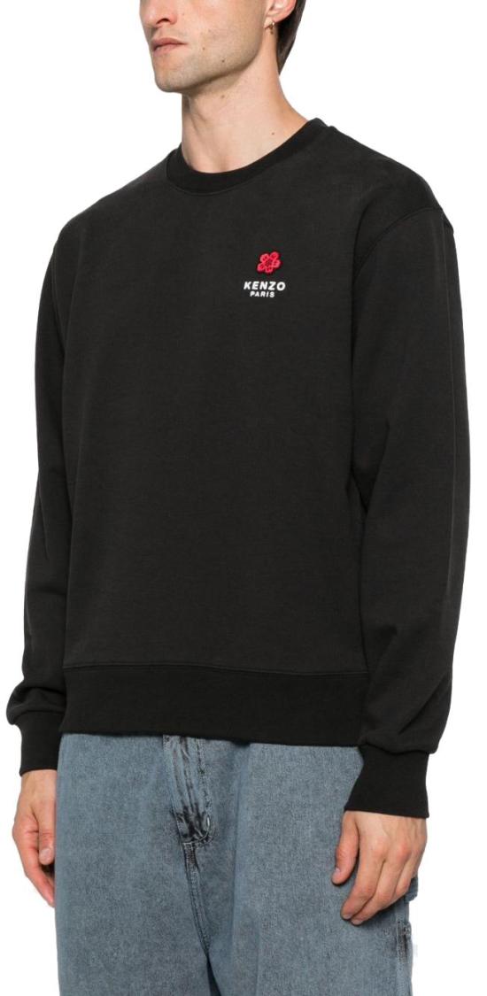 25FW 겐조 스웨터 FF65SW2604MC99J BLACK - KENZO