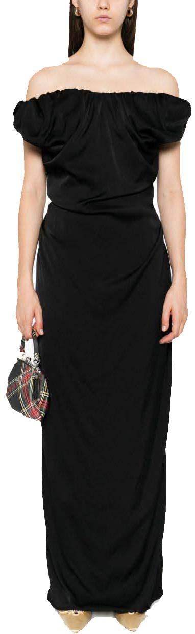 25FW 비비안웨스트우드 미디 원피스 1101039NW012YN401 BLACK - VIVIENNE WESTWOOD