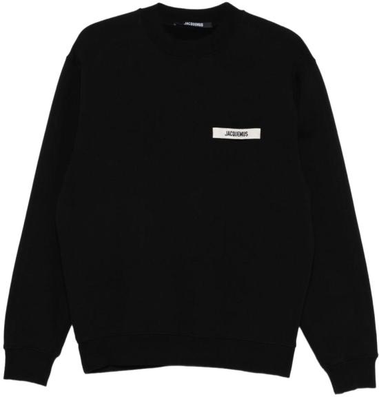 26SS 자크뮈스 그로그랭 스웨트 셔츠 SSM00206AJ00126990 BLACK