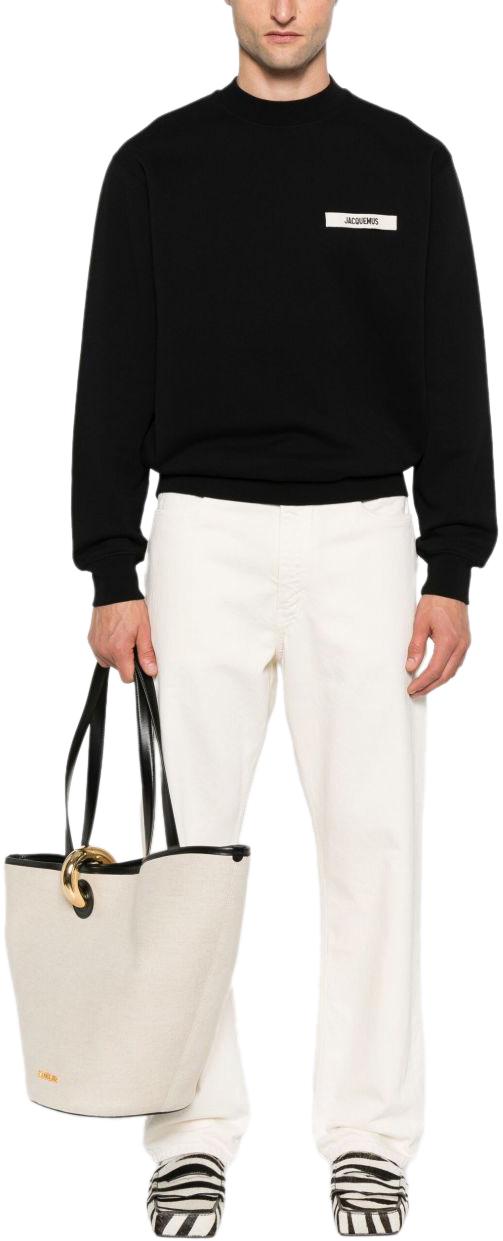 26SS 자크뮈스 그로그랭 스웨트 셔츠 SSM00206AJ00126990 BLACK - JACQUEMUS