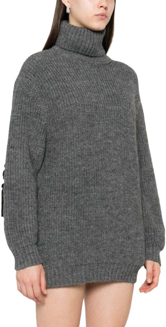 25FW 모스키노 터틀넥 A091455040506 GREY - MOSCHINO