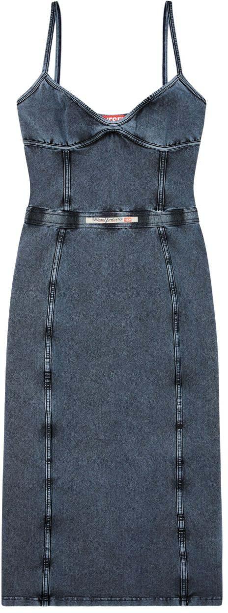 25FW 디젤 미디 원피스 A183580KIBY01A BLUE