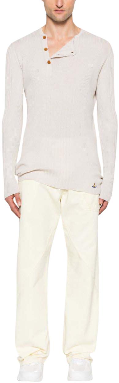 25FW 비비안웨스트우드 스웨터 2701002NY003MA402 WHITE - VIVIENNE WESTWOOD