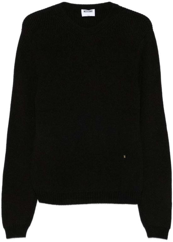 25FW 모스키노 스웨터 A091852040555 BLACK