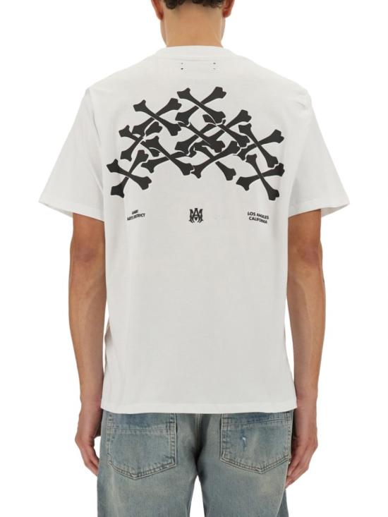 25FW 아미리 본즈 스택 티셔츠 AMJYTE1075 WHITE - AMIRI