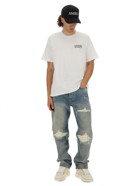 25FW 아미리 본즈 스택 티셔츠 AMJYTE1075 WHITE - AMIRI