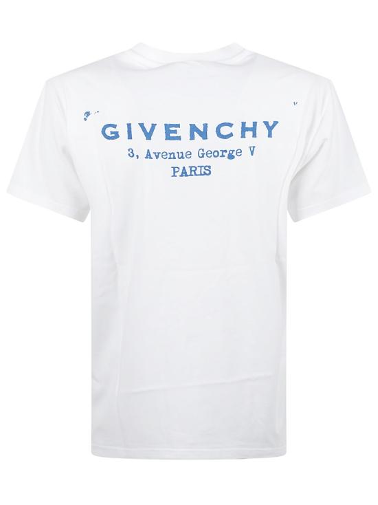 25FW 지방시 반팔 티셔츠 BM71NK3YRJ100 White - GIVENCHY