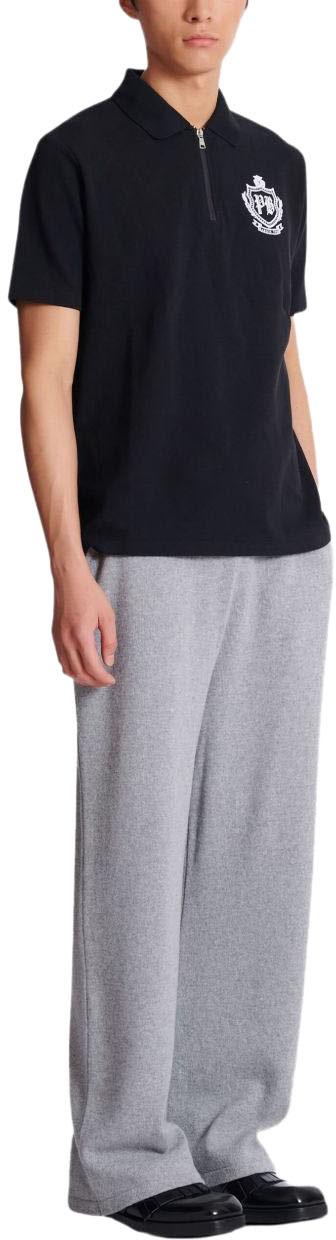 25FW 발망 폴로 티셔츠 FH0GC027GF30EAB WHITE - BALMAIN