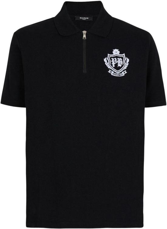 25FW 발망 폴로 티셔츠 FH0GC027GF30EAB WHITE