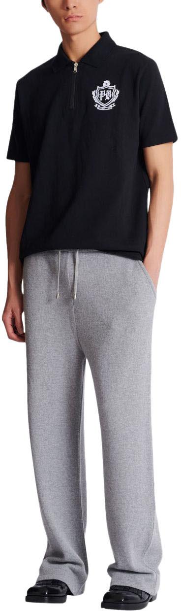 25FW 발망 폴로 티셔츠 FH0GC027GF30EAB WHITE - BALMAIN