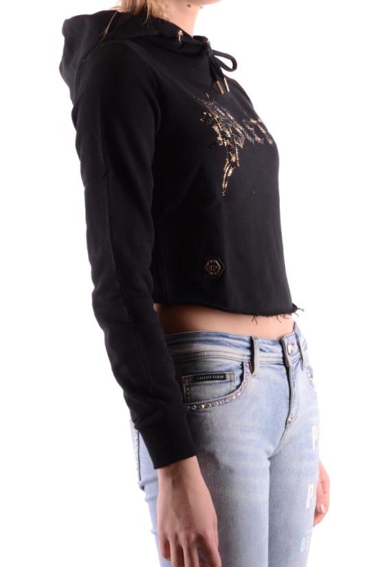  필립 플레인 후드 티셔츠 S19C WJB0680 PJO002N02 Black - PHILIPP PLEIN