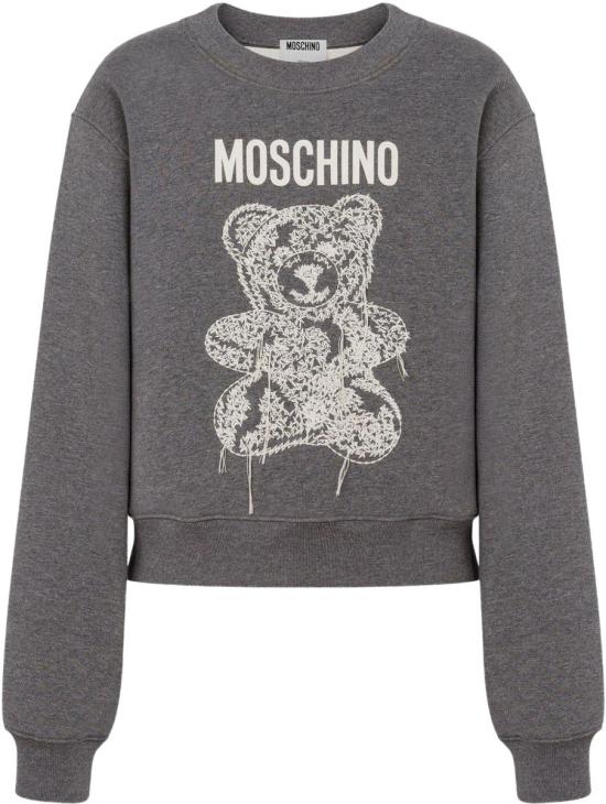 25FW 모스키노 긴팔 티셔츠 A170554282499 GREY